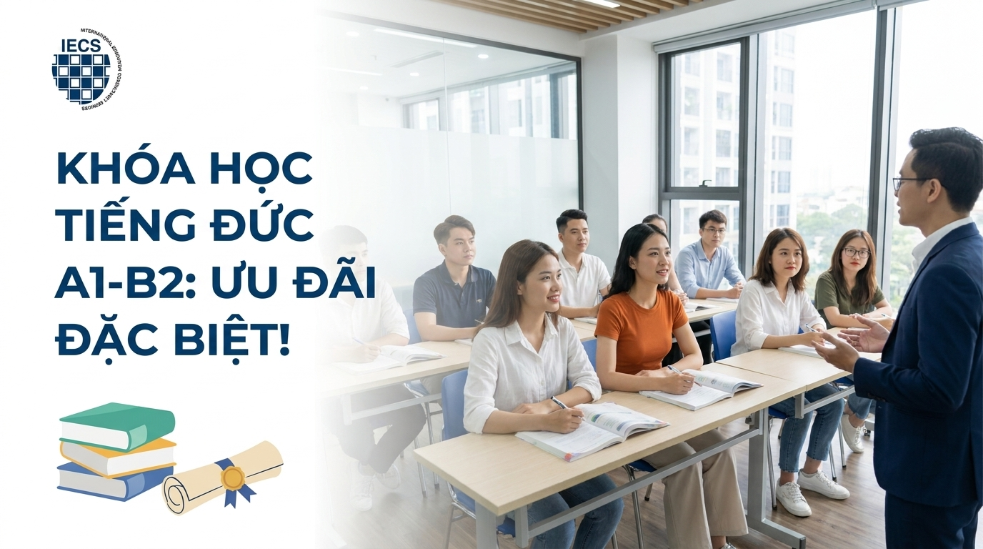 Banner khóa học tiếng Đức IECS 1