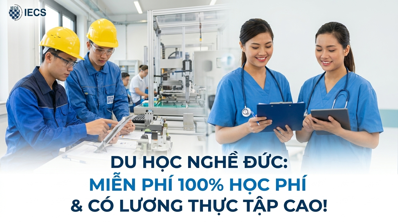 Banner khóa học tiếng Đức IECS 4