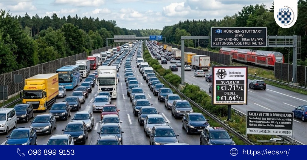 Kẹt xe và chi phí giao thông tại Đức