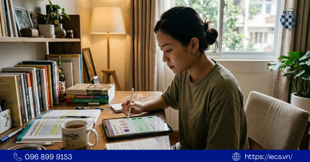Học trực tuyến trên máy tính bảng