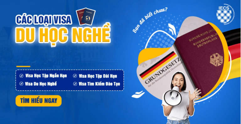 Các loại visa du học nghề Đức
