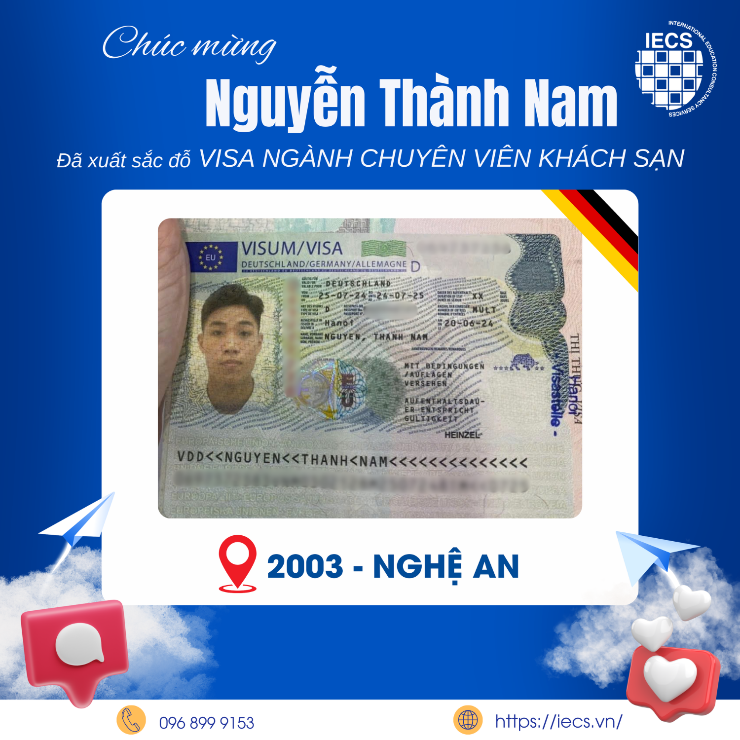Ảnh visa đã đậu 8