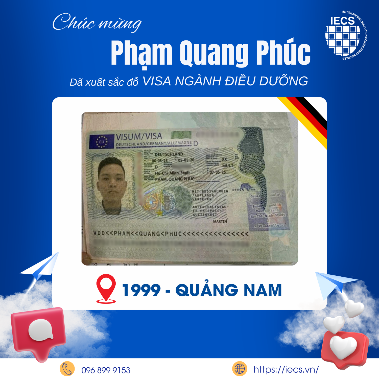 Ảnh visa đã đậu 9