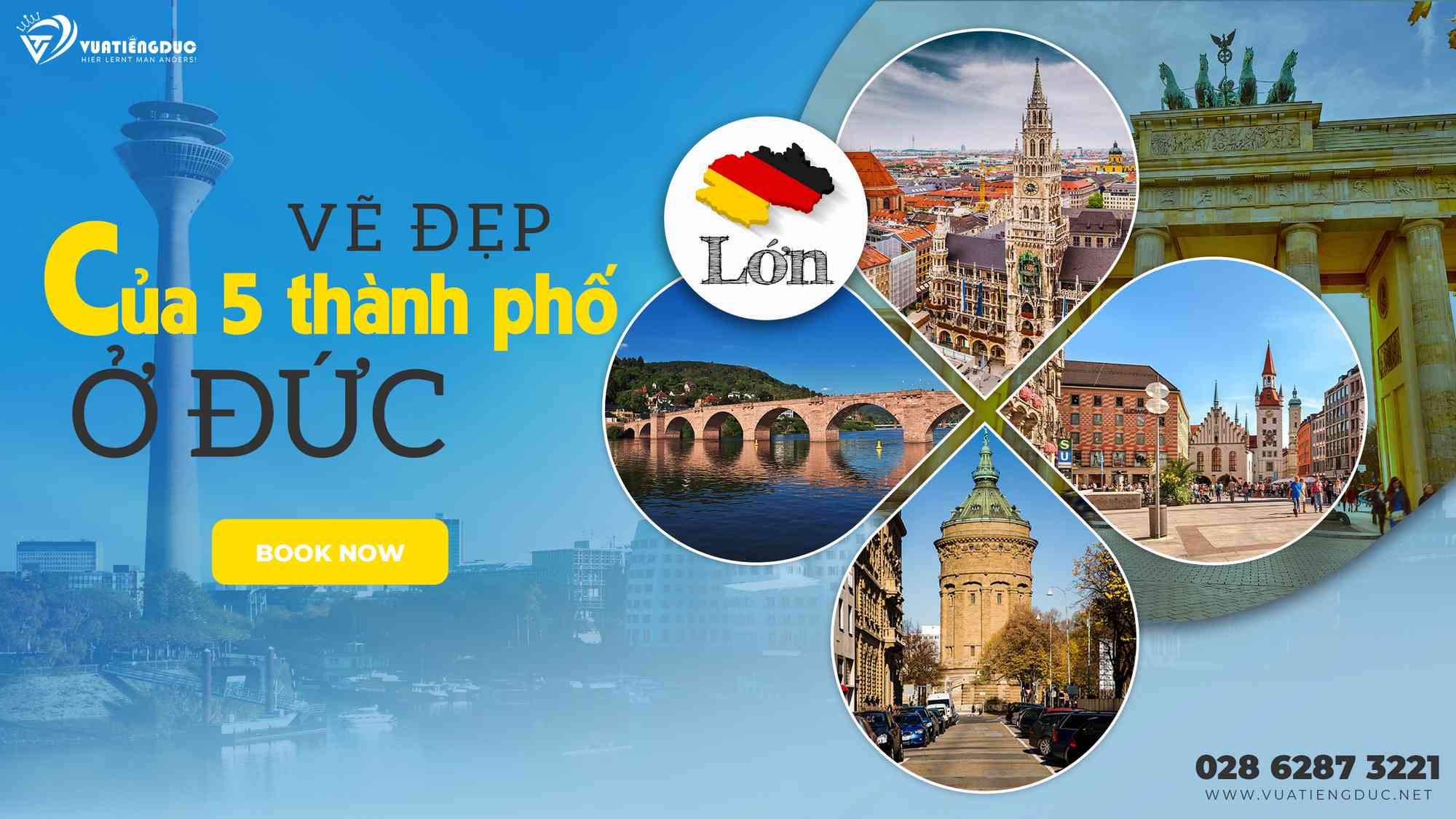Vẻ đẹp của 5 thành phố lớn ở Đức