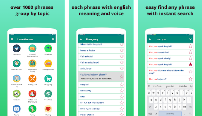 App học tiếng Đức cho người mới bắt đầu - Learn German Offline