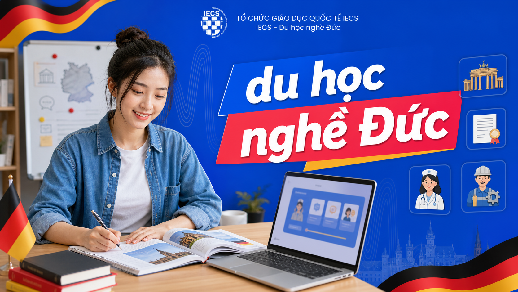 Du Học Nghề Đức: Lộ Trình Học Tiếng Đức Từ A1 Đến B1 Cho Người Mới Bắt Đầu